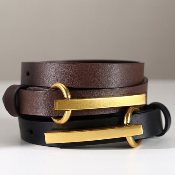 Accessories - Golden Buckle Belt